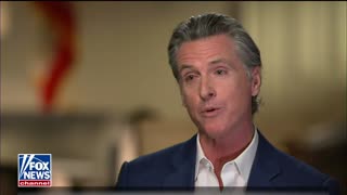 Hannity pushes Newsom on whether he’ll run against Biden