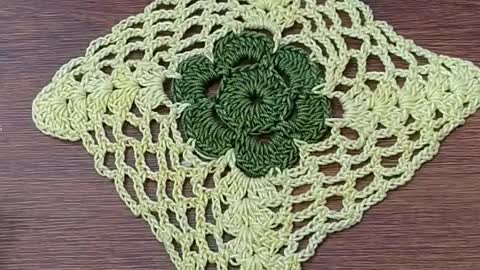 A Crochet Square Motif