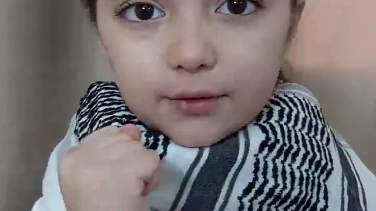 Palestini little daughter telling us about Hadith