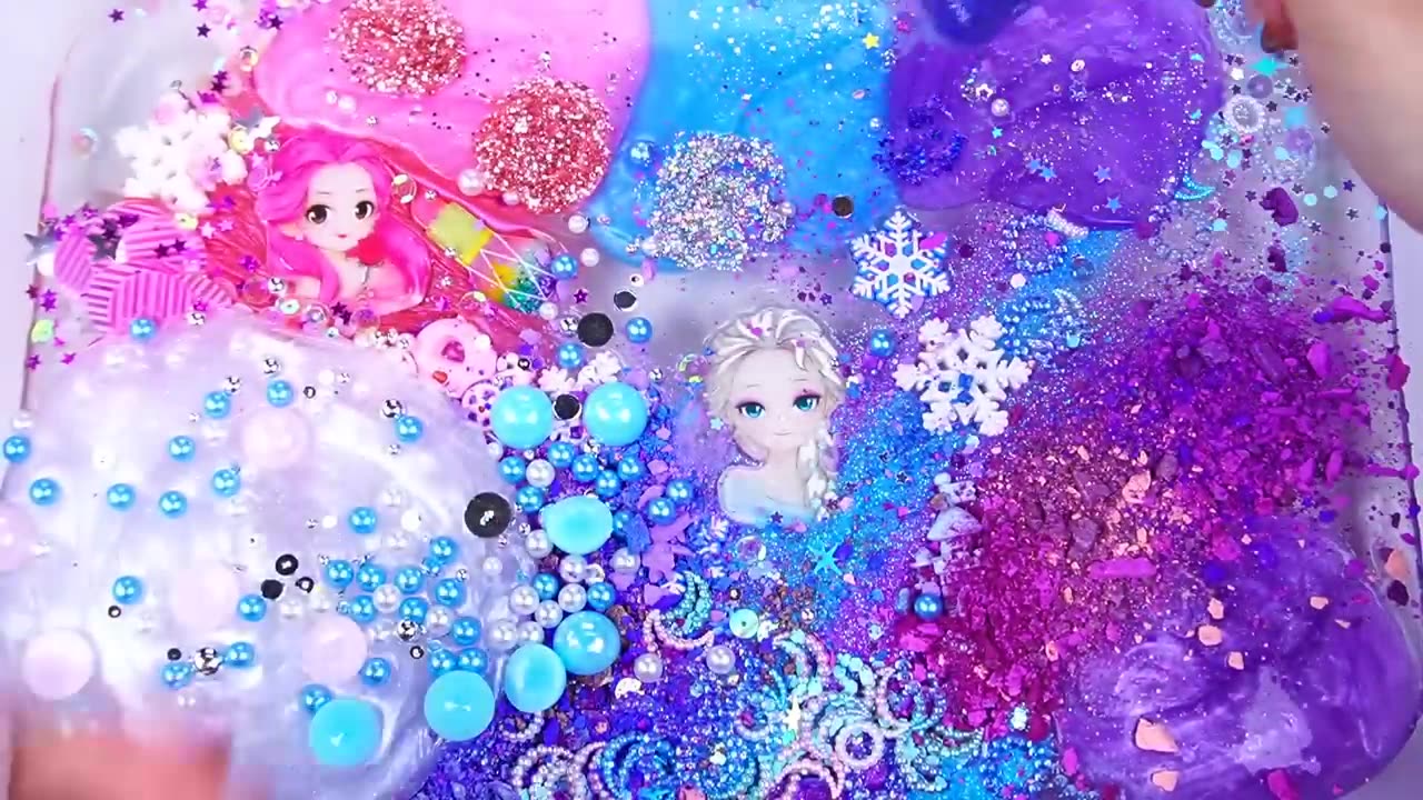 icy galaxy slime Adding Various Cute and Shiny Items to Slime