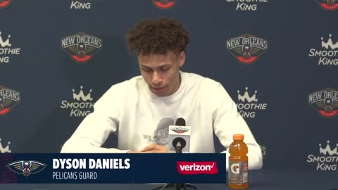 Zion really is crazy. I've never seen anything like that...- Dyson Daniels