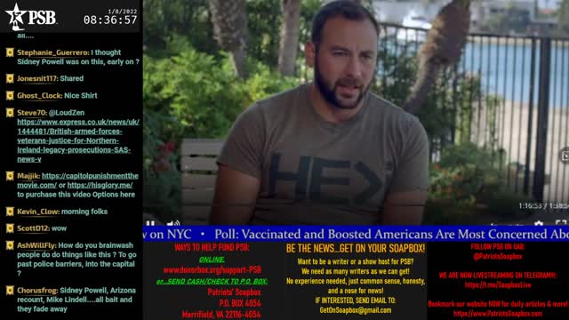 2022-01-08 07:15 EST - Patriots Rising: with Lady RWB, Q Trooper & Majjik