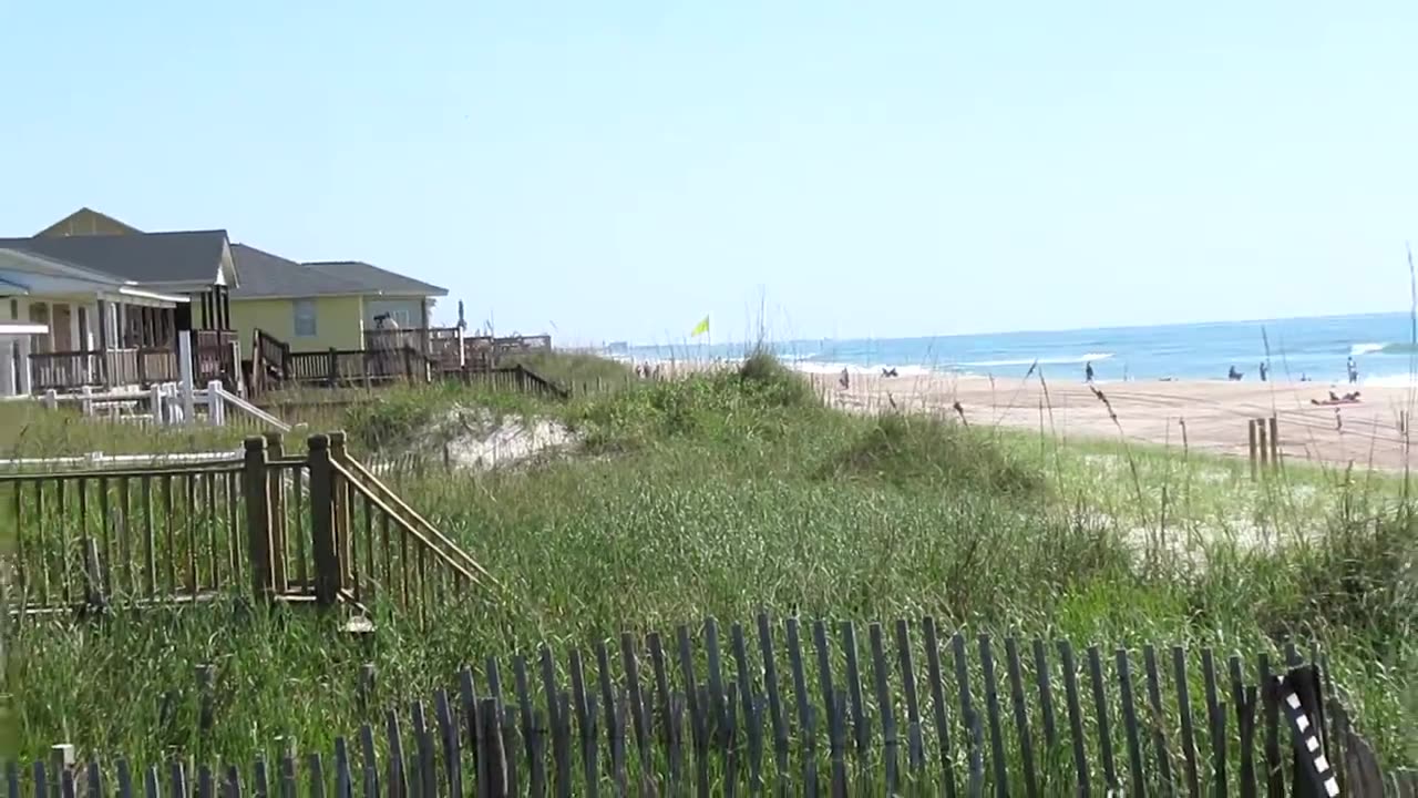 Ocean view from Angelfish Cottage in Emerald Isle, NC