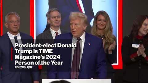 President-elect Donald Trump is TIME Magazine's 2024 Person of the Year