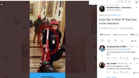 Definitely not Antifa dressed as Trump supporters storming US Capitol**