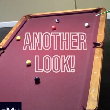 SIDE POCKET BANK SHOT!