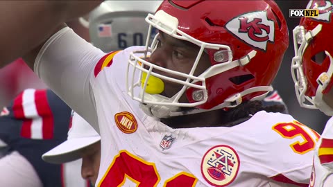 Derrick Nnadi tracks down Zappe for Chiefs' first sack