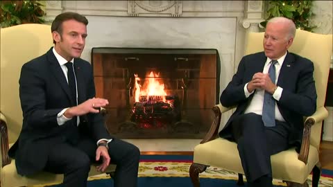 Biden Holds Meeting with Macron LIVE