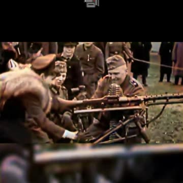 German Military Demonstration - Historical COLOURIZED Footage 🇩🇪🎥