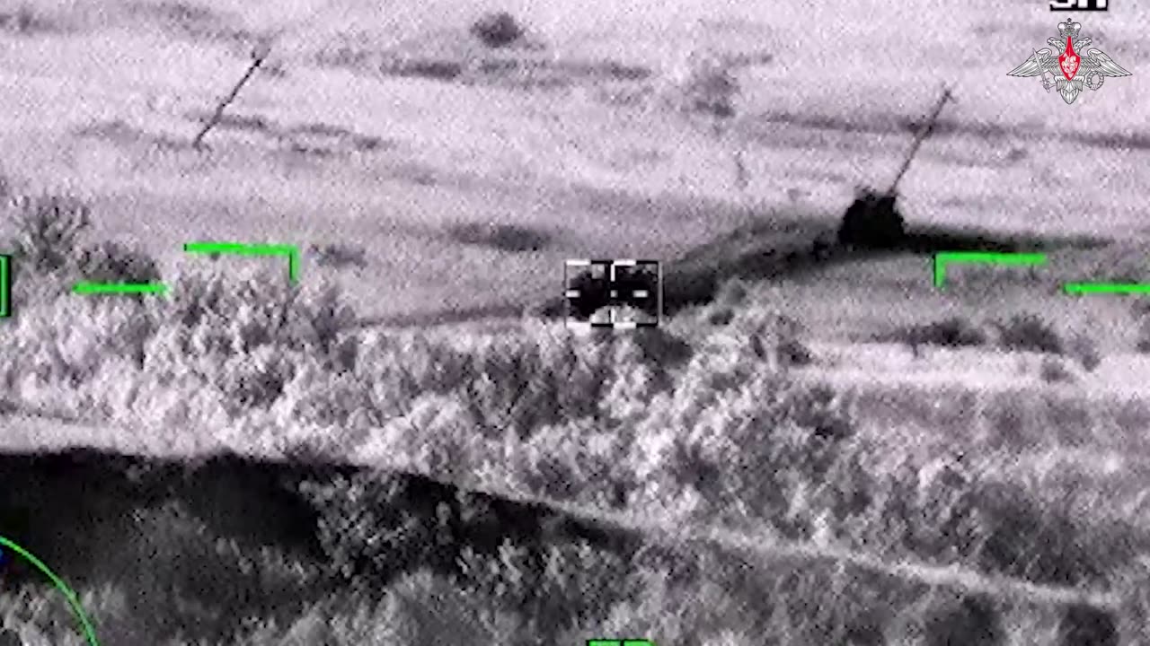 Alligator' destroys AFU armoured personnel carrier with guided missile