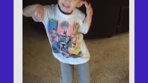 Cutest baby boy lovely dancing