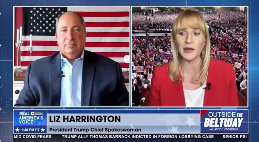 Liz harrington on Real America News 07/20/2021