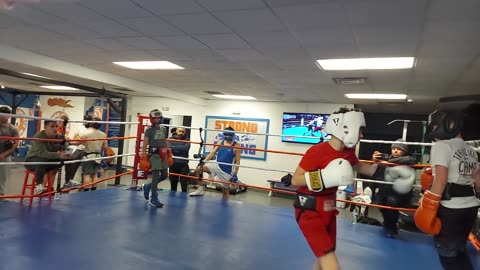 Joey sparring Dylan 2/28/23