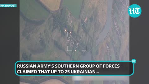 Russia's Loitering Munition Obliterates Ukrainian Unit in Bakhmut; 25 Troops 'Wiped Out' | Watch