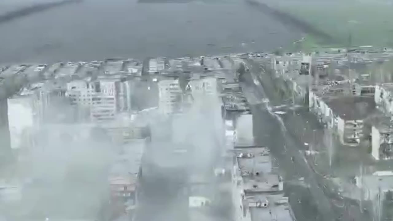 Ugledar under the fire of the Russians.