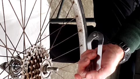 Removing bicycle freewheel