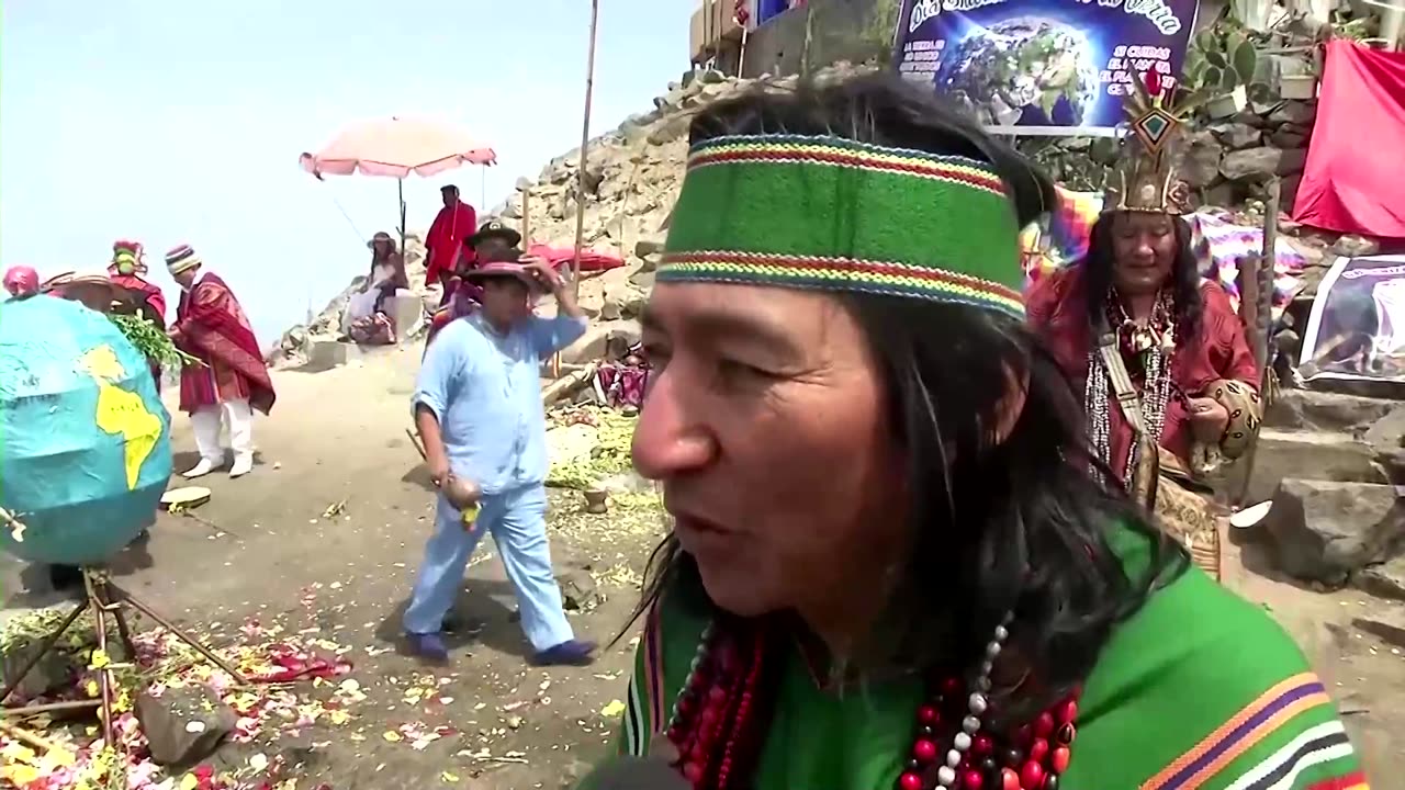 Shamans in Peru thank the Earth with ritual