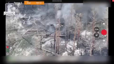 Russian Landing Crew Backs Over a Mine