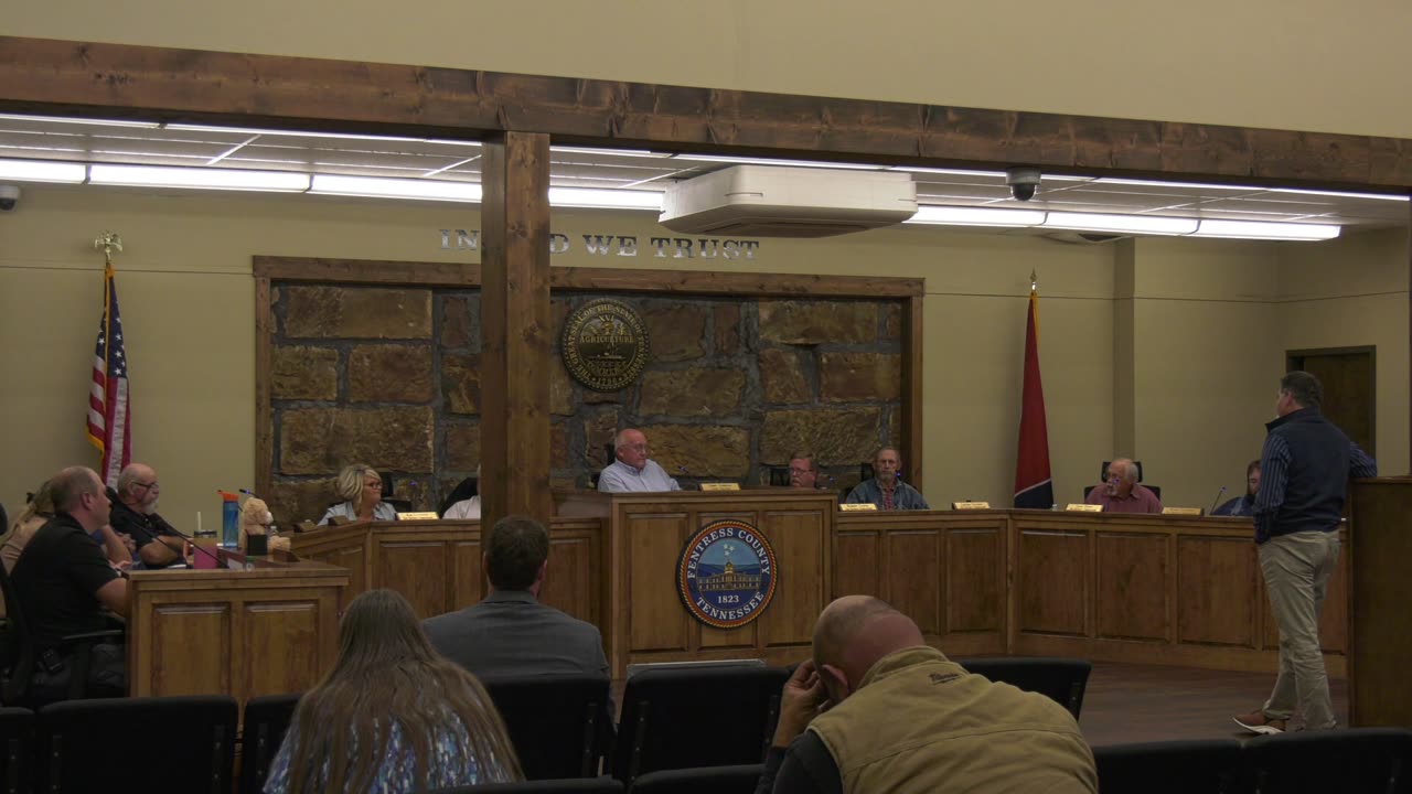 Fentress County Commission Meeting 10/16/23