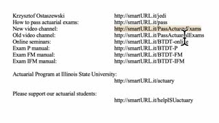 Exam P exercise for April 28, 2022