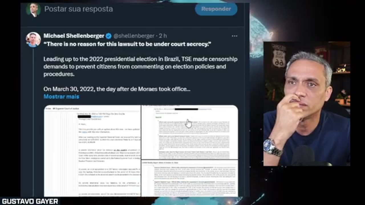 BOMBA - Arquivos secretos do Twitter revelam a censura do TSE e Moraes no Brasil.