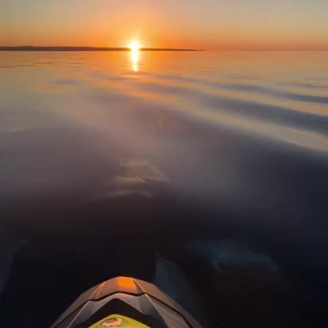 JET SKI Sunset with Dolphins 🤩 | HQ