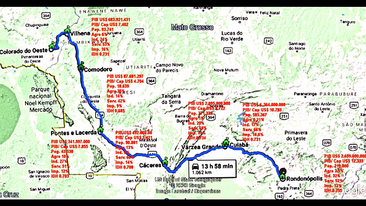 Rota BR-174 de Colorado do Oeste (RO) até Rondonópolis (MT) - Amazônia que você nunca viu