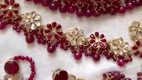 Beautiful artificial jewelry