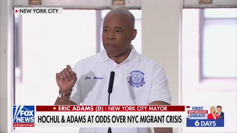 Democrat Mayor Eric Adams complains