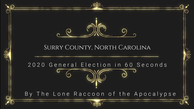 Surry County 2020 election in sixty Seconds (Corrected)