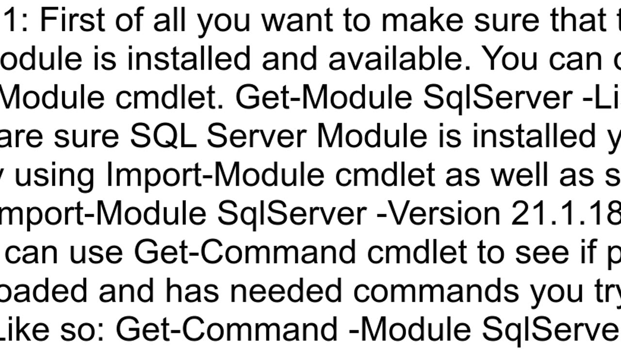 InvokeASCmd not a cmdlet in Powershell Module sqlserver version 21118228