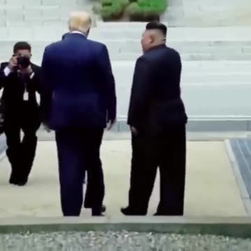 Hey look, Biden crossing into the hermit country.... Oh wait.... That's not Biden. This is when...