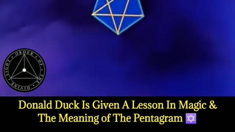 GEN-X REMEMBER THIS CARTOON ? WHEN DONALD IS TAUGHT ABOUT THE EVIL PENTAGRAM