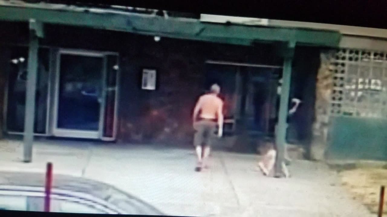 Strippa getting His Butt Whooped and Shot with a Bear Banger