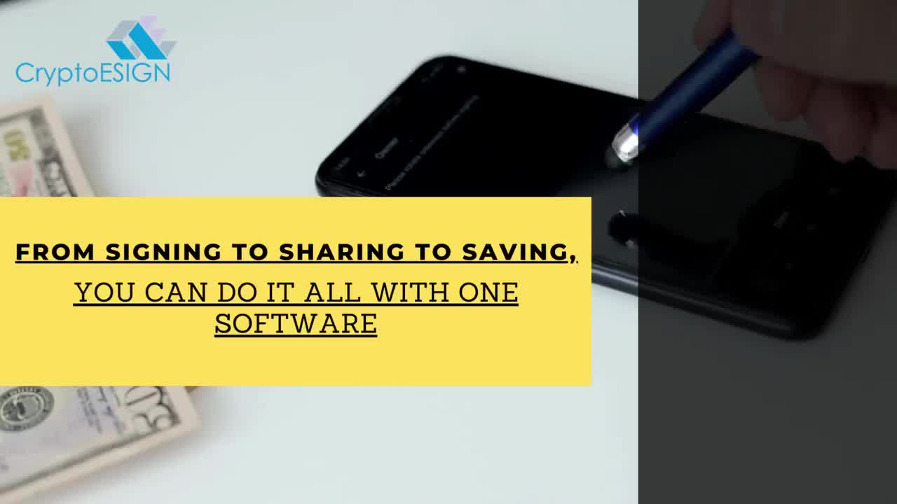 Electronic Signature made easy with CryptoESIGN.