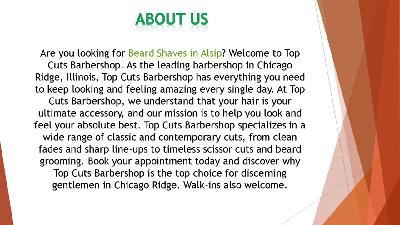 Are you looking for Beard Shaves in Alsip?