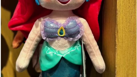 Disney Parks Ariel,the Little Mermaid Big Eyes Plush Doll #shorts