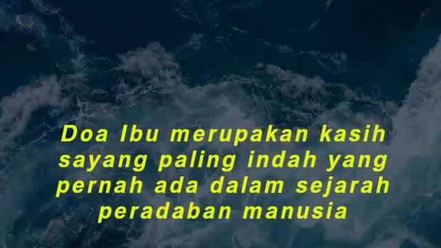 Doa Ibu merupakan kasih sayang paling indah yang pernah ada dalam sejarah peradaban manusia