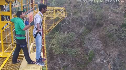 Watch this before Doing Bungee Jump #funny #india