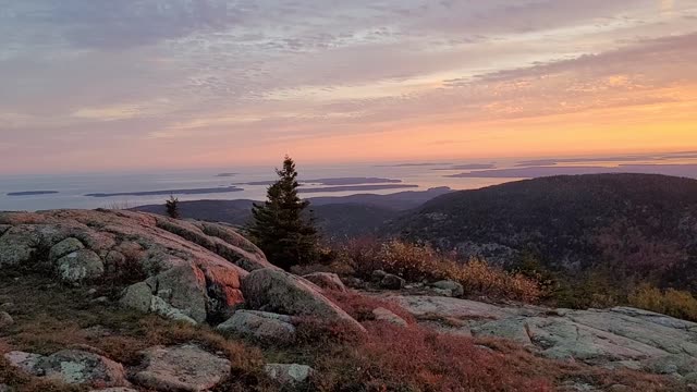 Sunset at Cadillac Mountain