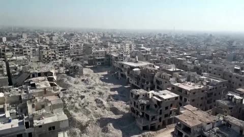 Amid ruins, Palestinian refugees in Syria camp hope to rebuild