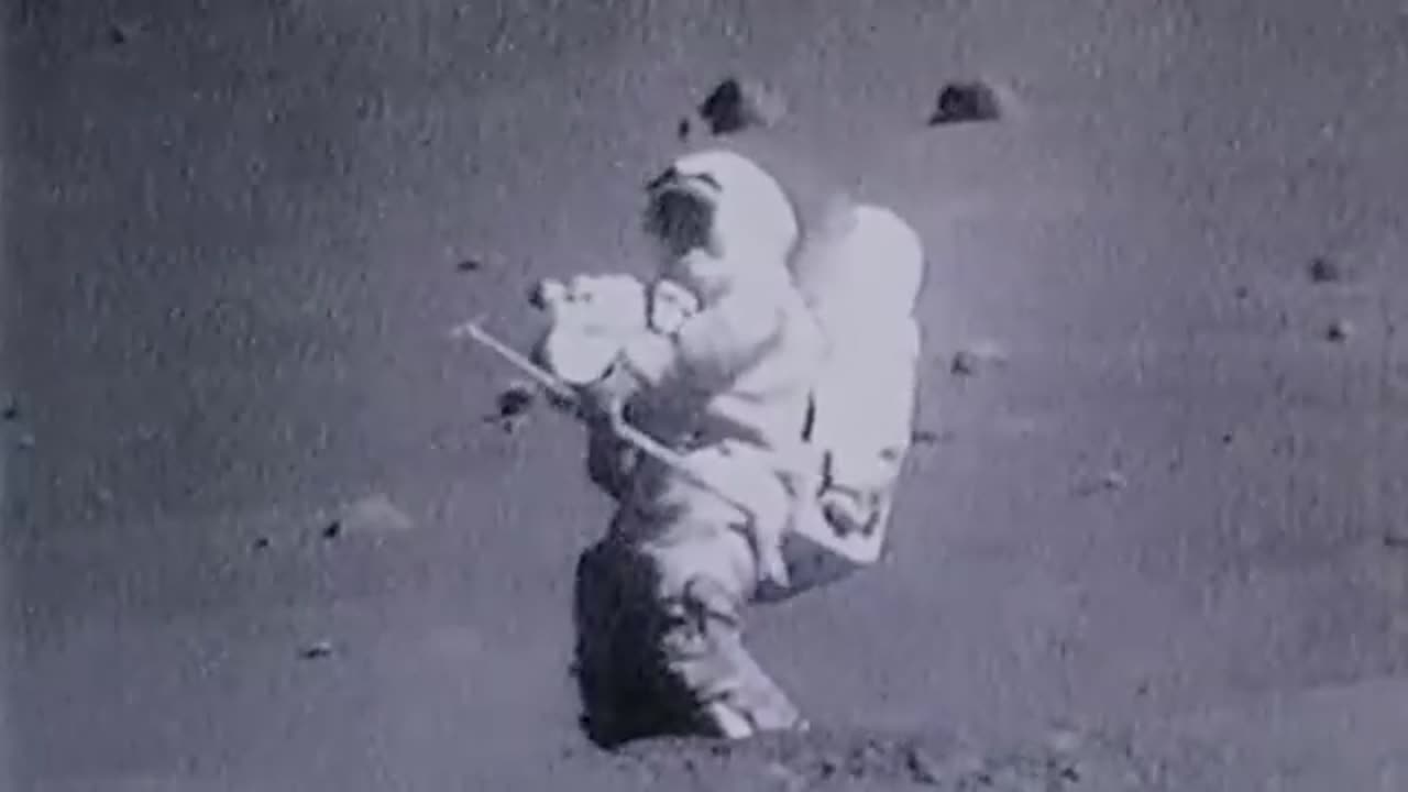 UNSEEN Footage - Astronauts Falling on the Moon.