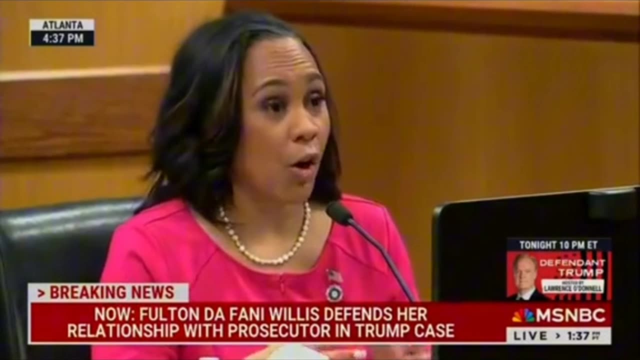 Fanni Willis Thoughts On Trump Ethics Case