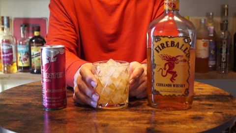 Fireball & Pear Cinnamon Red Bull