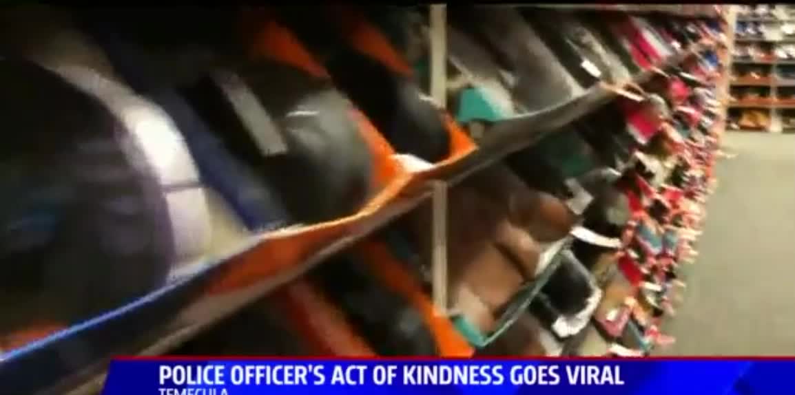 California Police Officer's Act of Kindness Goes Viral