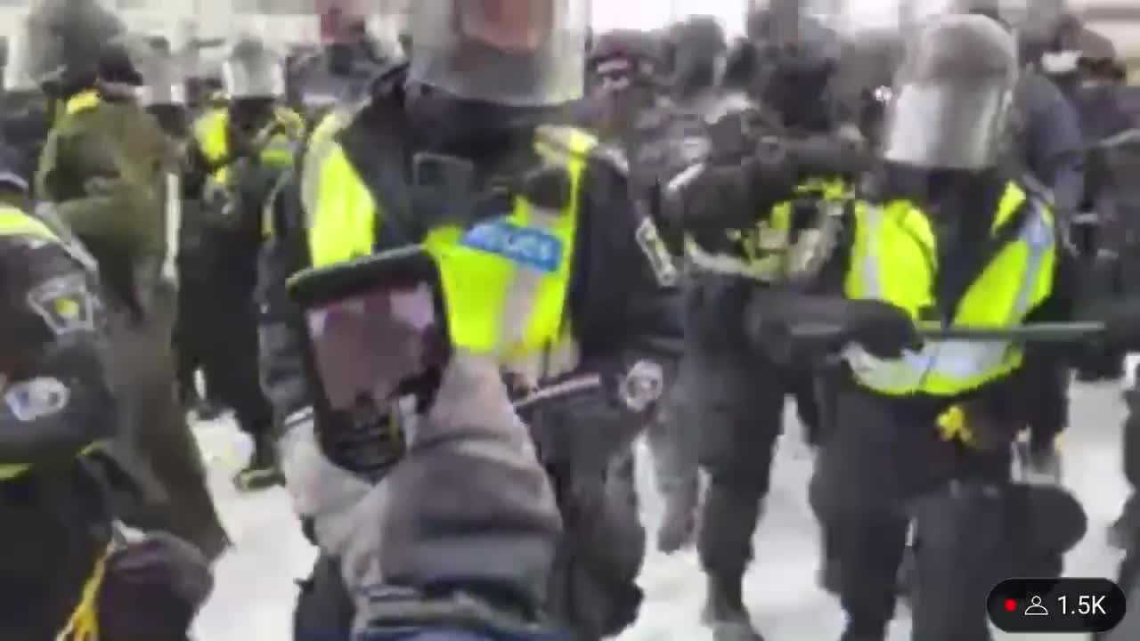 Canadian Police Assault Sikh Man After Pulling Him Across Their Line