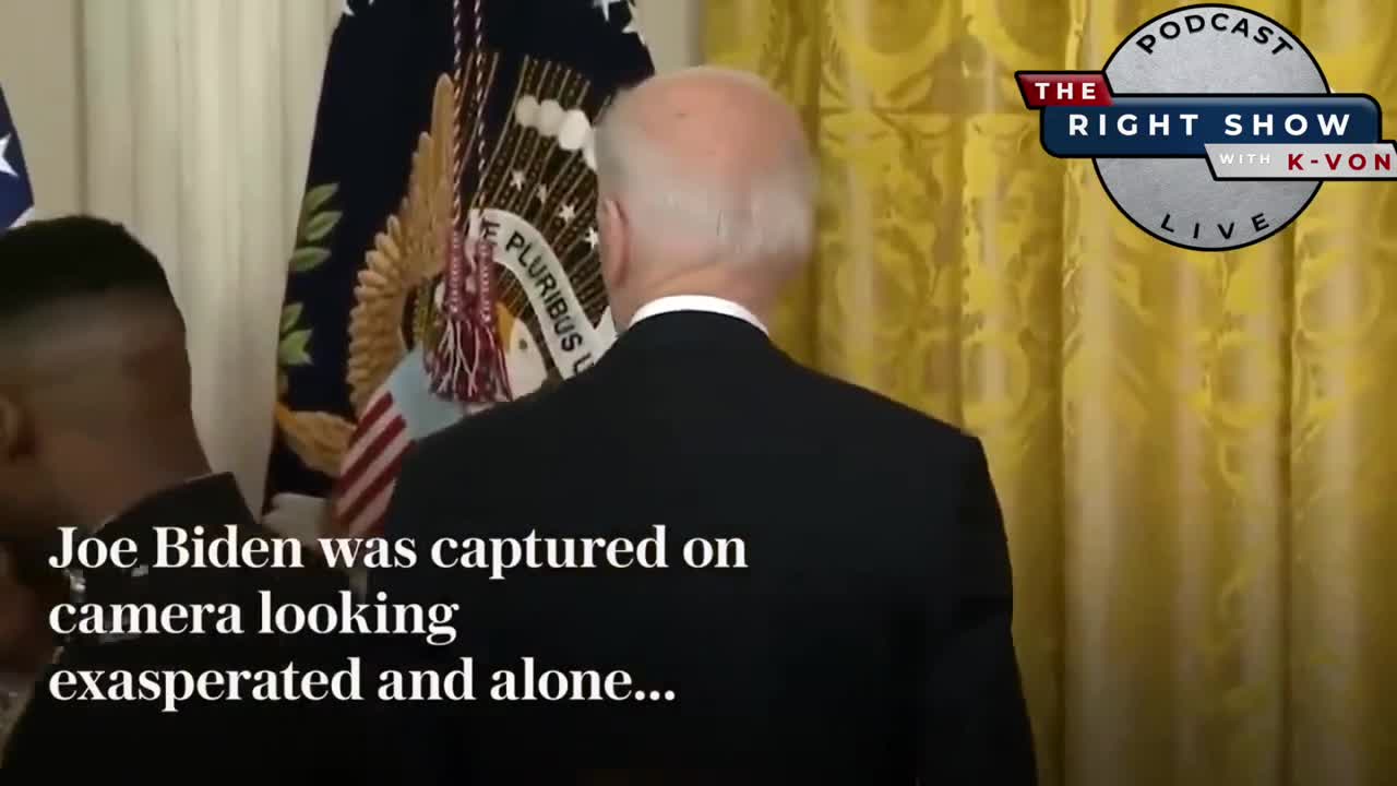 Biden Completely Ignored by Obama Looks Lost (comedian K-von shows)