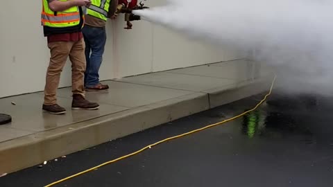 Fire pump flow test