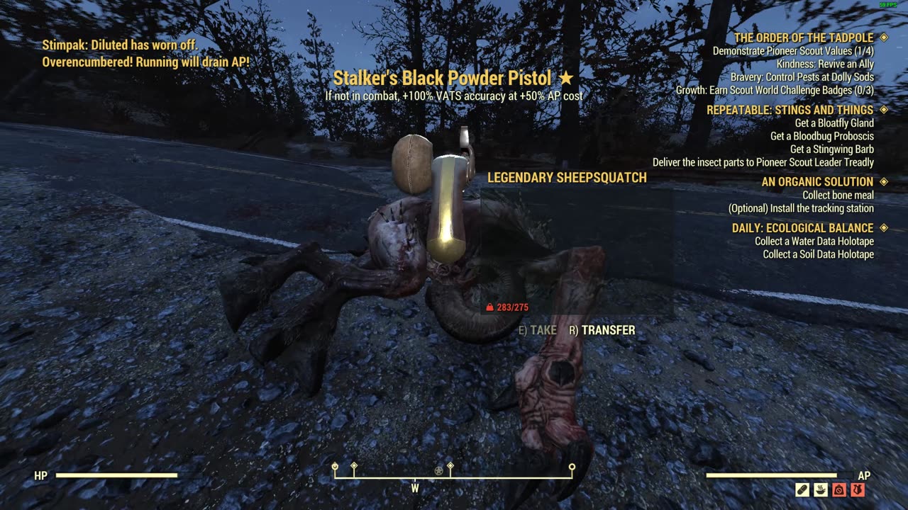 Fallout 76 - Sheepsquatch Cheese