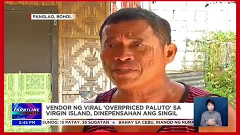 Vendor ng viral'overpriced paluto',dinepensahan ang kaniyang singil
